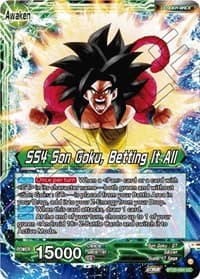Son Goku // SS4 Son Goku, Betting It All
