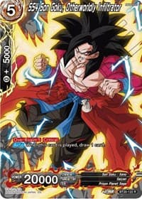 SS4 Son Goku, Otherworldly Infiltrator (Silver Foil)