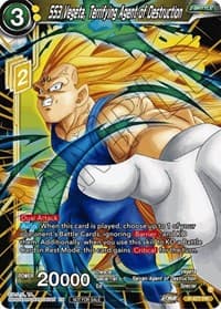 SS3 Vegeta, Terrifying Agent of Destruction (Silver Foil)