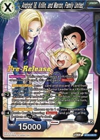 Android 18, Krillin, and Maron, Family United