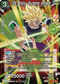 SS Broly, Surging Attack (Championship Selection Pack 2023 Vol.1) (Gold Stamped with Reflective Shatterfoil)