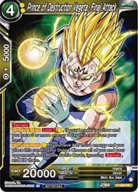 Prince of Destruction Vegeta, Final Attack (Zenkai Series Tournament Pack Vol.6)