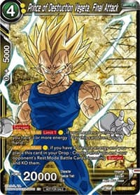 Prince of Destruction Vegeta, Final Attack (Zenkai Series Tournament Pack Vol.6) (Winner)