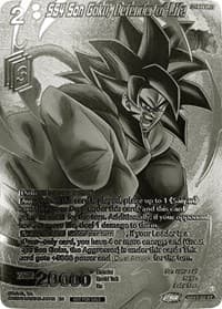 SS4 Son Goku, Defender of Life (2023 Offline Regionals Silver Print)
