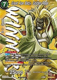 Great Ape Baby, Golden Rage (Zenkai Series Tournament Pack Vol.7) (Winner)