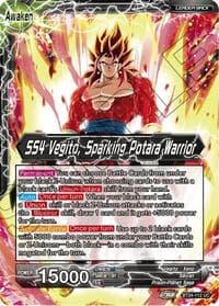 SS4 Son Goku & SS4 Vegeta // SS4 Vegito, Sparking Potara Warrior (Collector Booster Foil)
