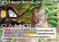 A Rocket Built For One Person