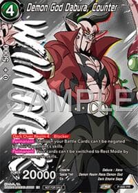 Demon God Dabura, Counter (Zenkai Series Tournament Pack Vol.11) (Winner)