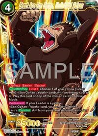 Great Ape Son Gohan, Undistilled Saiyan
