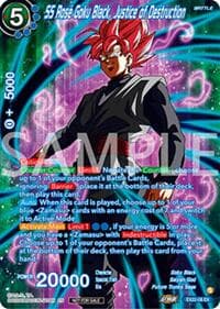SS Rose Goku Black, Justice of Destruction (Premium Alt-Art Set 2025 Vol.2)