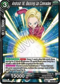 Android 18, Backing Up Comrades