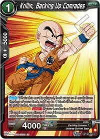 Krillin, Backing Up Comrades