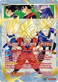 Son Goku, Vegeta, & Trunks // Super Saiyans United (SLR)