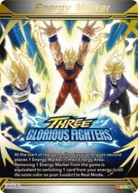 Energy Marker - Three Glorious Fighters (M-54) (Gold-Stamped)