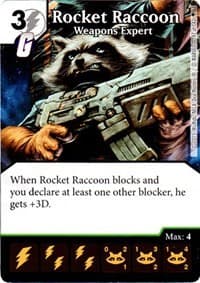 Rocket Raccoon - Weapons Expert