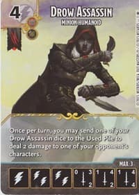 Drow Assassin - Minion Humanoid