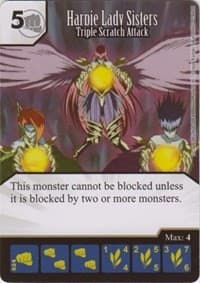Harpie Lady Sisters - Triple Scratch Attack
