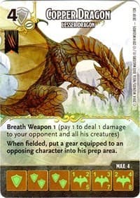 Copper Dragon - Lesser Undead Dragon