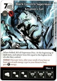 Black Lantern Superman - Krypton's Fall