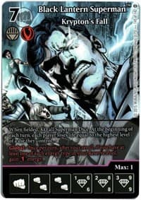 Black Lantern Superman - Krypton's Fall (Full Art)