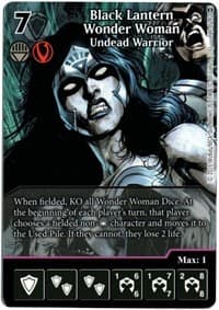 Black Lantern Wonder Woman - Undead Warrior (Full Art)