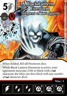 Black Lantern Firestorm - Torment of Two Spirits