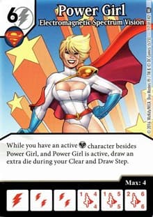 Power Girl - Electromagnetic Spectrum Vision