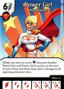 Power Girl - Heat Vision