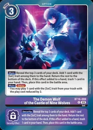 The Demon Wolf of the Castle of Nine Wolves