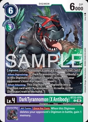 DarkTyrannomon (X Antibody)