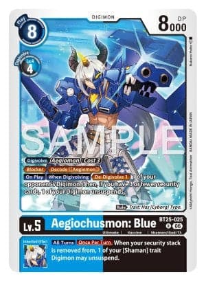 Aegiochusmon: Blue