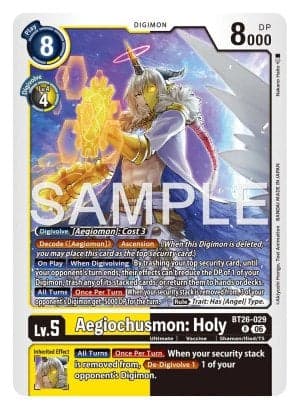 Aegiochusmon: Holy