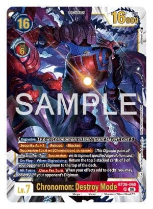 Chronomon: Destroy Mode