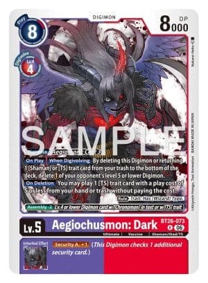 Aegiochusmon: Dark