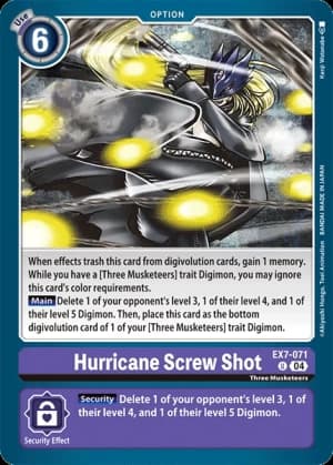 Hurricane Screw Shot