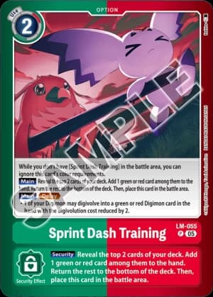 Sprint Dash Training