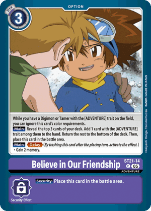 Believe in Our Friendship