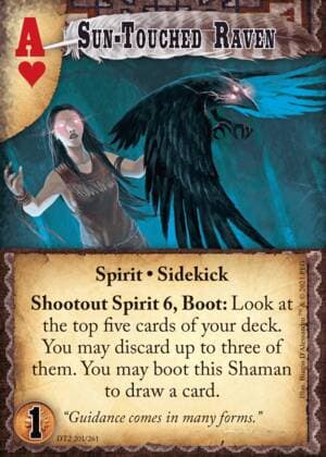 Sun-Touched Raven