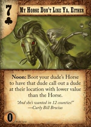 My Horse Don't Like Ya, Either
