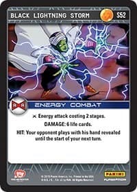 Black Lightning Storm