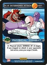 Blue Determined Attack