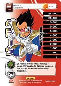 Vegeta - Villainous (Rainbow Parallel Foil)