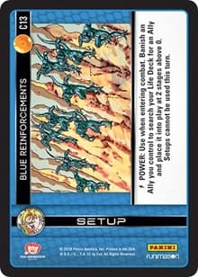 Blue Reinforcements