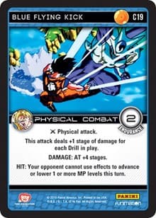 Blue Flying Kick