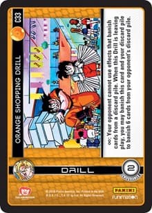 Orange Shopping Drill