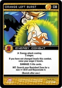 Orange Left Burst