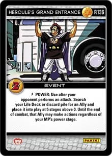 Hercule's Grand Entrance