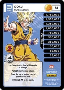 Goku - Courageous (Rainbow Parallel Foil)