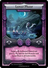 Lunar Phase - Waxing Crescent