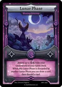 Lunar Phase - Waning Crescent